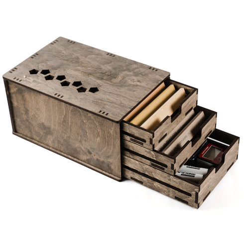 Фанерный шкаф для хранения камней диаметром 6 дюймов