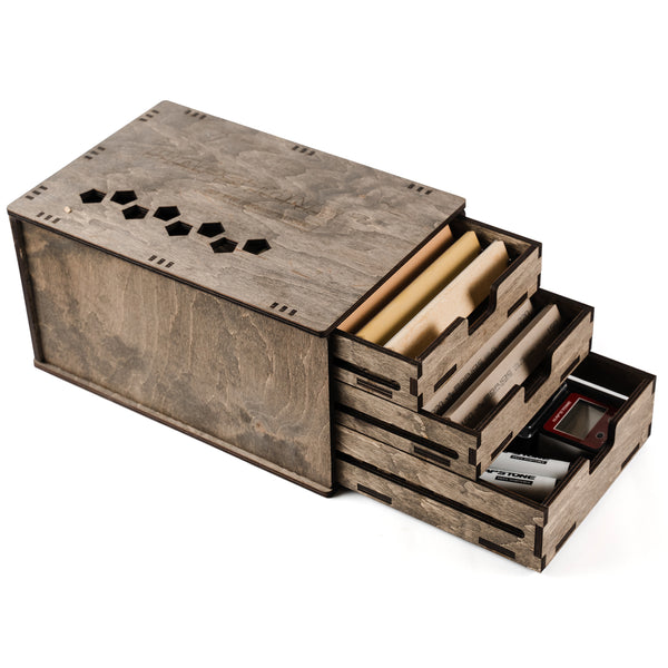 Фанерный шкаф для хранения камней диаметром 6 дюймов